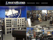 Tablet Screenshot of lakesaudio.com